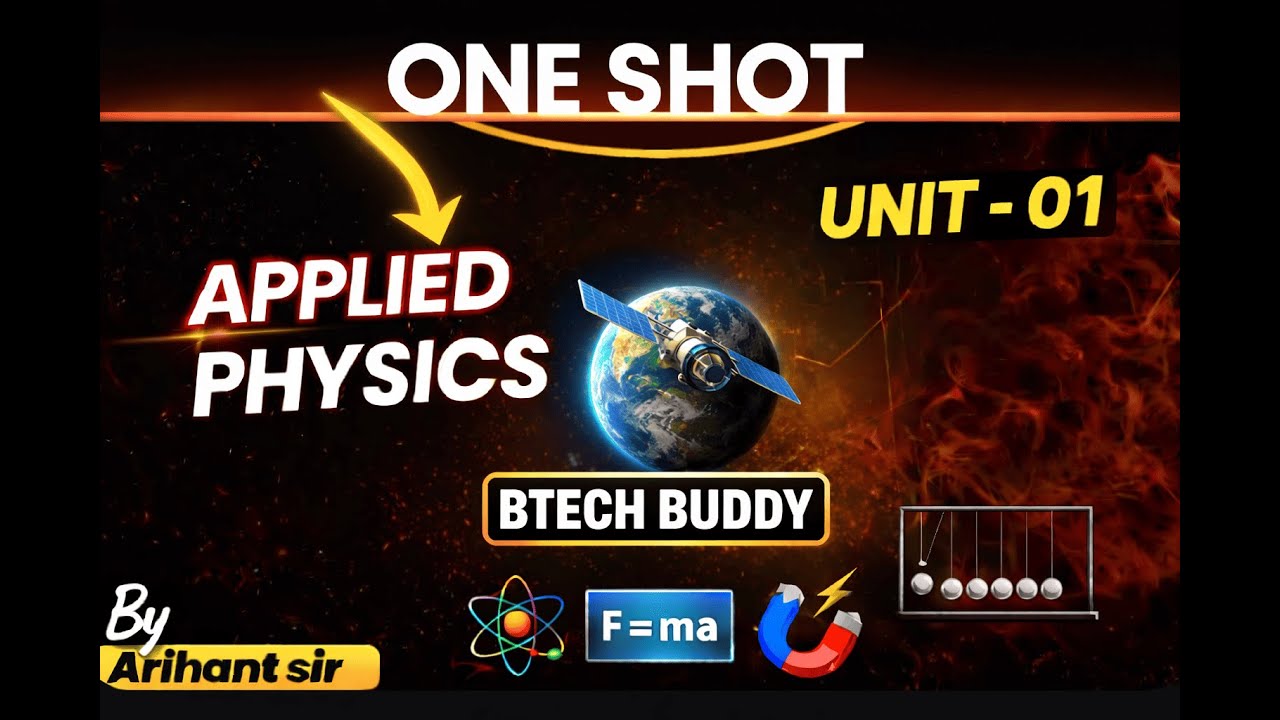 🎯 APPLIED PHYSICS -2  || ONE SHOT || UNIT -1 🔥|| SEM IPU ✅