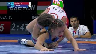 12 Ww - 57 Kg B. Dudova Bul V. E. Barka Hun