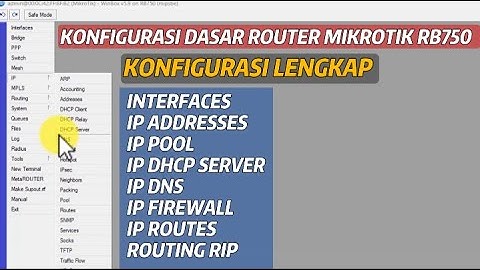 Konfigurasi Dasar Mikrotik RB750 | Setting dari awal sampai terkoneksi internet | Full Lengkap HD