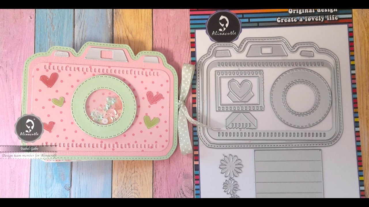 Учебное пособие по мини-альбому камеры @isabelgabe1783 #Alinacutle #AlinaCraft #papercraft #amazo...