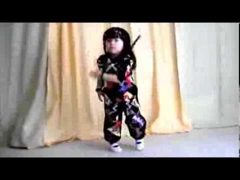 【華月4歳】なりきり☆きゃりーぱみゅぱみゅ　にんじゃりばんばん　歌って踊ってみた