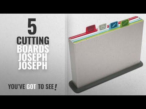 Top 10 Cutting Boards Joseph Joseph [2018]: Joseph Joseph 60025 Index Cutting Board Set with Storage