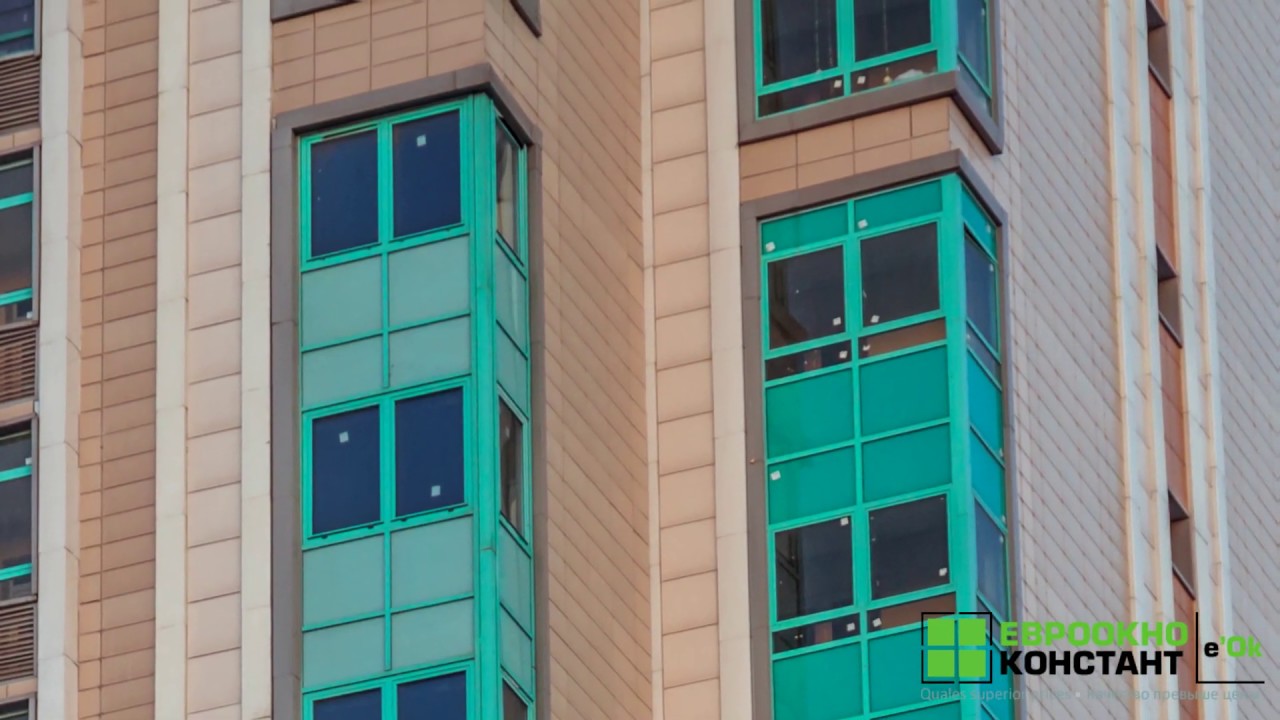 Замена остекления в жилом комплексе Загорье - YouTube