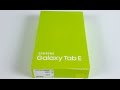 Samsung Galaxy Tab E unboxing, installation & SETUP Review