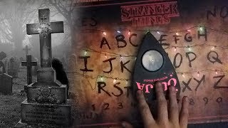 Finding A Stranger Things OUIJA Board In Haunted Cemetery | OmarGoshTV