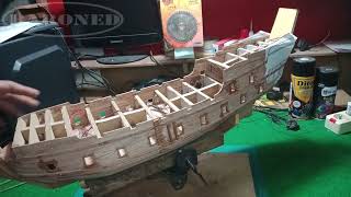 PART 2 # Miniatur kapal BLACK PEARL dari kayu made in payakumbuh