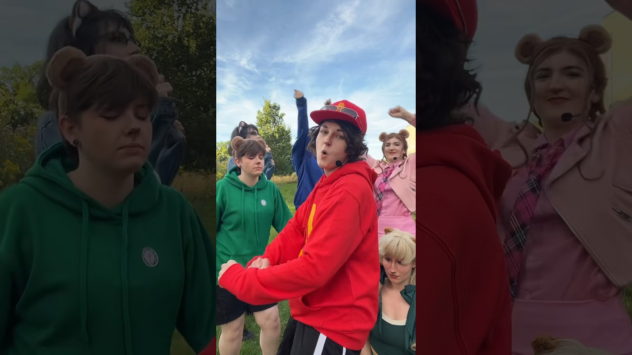 😍Alvin and The Chipmunks✨cosplay transition✨ #shorts