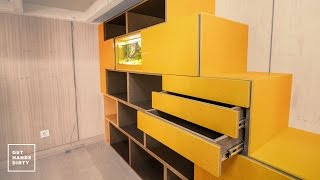 Loft Bed // Work Space : Door Fronts, Aquarium Module and Stairs - Ep. 3 Progress on the Loft Bed // Work Space project! I cover lots of small things and I think next episode will be the last one on this big ...