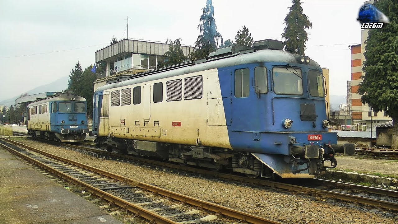 060-DA 60-0808-0 & LDE2100 60-0881-7 la Manevra/Shunting in Gara Baia Mare Station 06 February 2018
