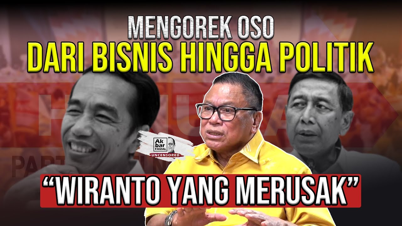 MENGOREK OSO DARI BISNIS HINGGA POLITIK: 