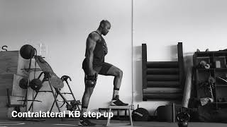 Contralateral KB step-up