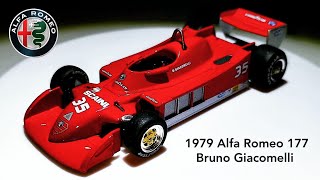 Alfa Romeo 177 F1 1979 B.Giacomelli escala 1/43