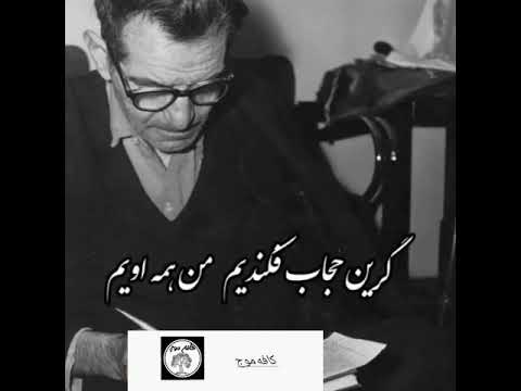 شهریار طوطی تصویر من حافظ بود