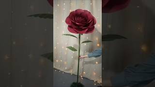 How to make Big Paper Flower for events #flowers #papercraft #viral #shortvideo #flowerparty