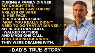 My Daughter's Mother-in-law Threw A Glass At Her Face At Dinner, So I Made One Call And It All Came