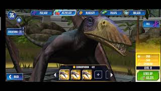 EUDIMORPHODON TRANSFORMATION Jurassic world the game