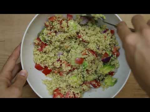 Ensalada De Quinoa Con Aguacate