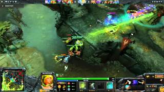Dota 2 - lucky Windrunner (Triple Kill)