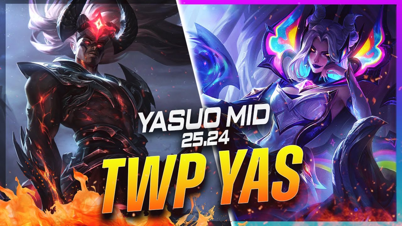 TheWanderingPro - Ясуо против Морганы на миду, патч 25.24 - Геймплей за Ясуо в ранге Грандмастер