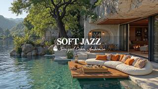 Calm Jazz In Tranquil Lakeside | Relaxing Mood With Soft Instrumental Jazz In Fresh Morning Ambie... screenshot 1