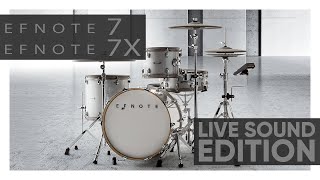 EFNOTE 7/7X Live Sound Edition - custom kits tailored by your drum-tec e-drum experts