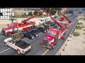 GTA 5 Mods Four Rotators Lifting & Towing A Plane That Crash Landed on The Highway