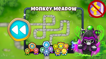 Monkey Meadow [Reverse] Guide | No Monkey Knowledge | BTD 6 (2023 Updated) 4K