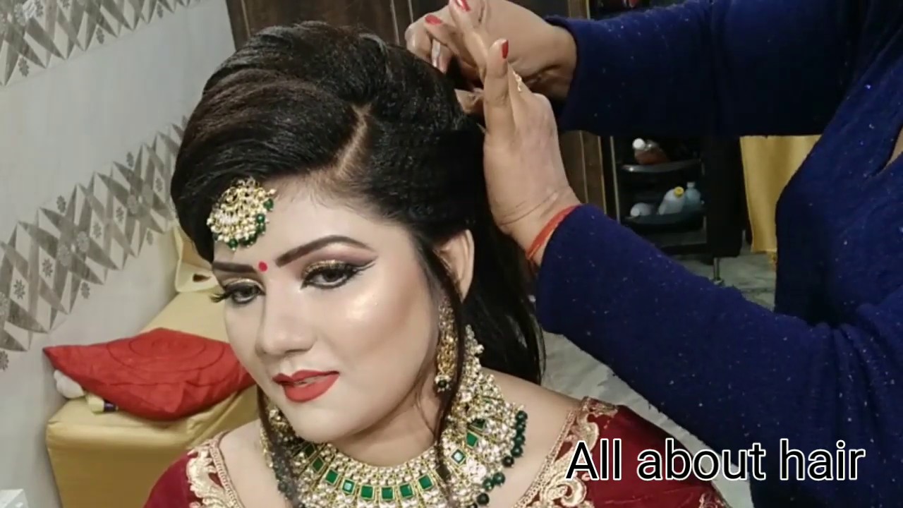 बरइडल हयर सटइलBridal Hairstyle For Glamorous Look  शद क वबसइट