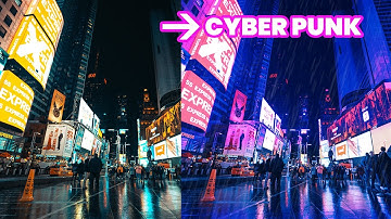 How to give your picture a cool cyberpunk effect in photoshop (JUST IN 3 STEPS)