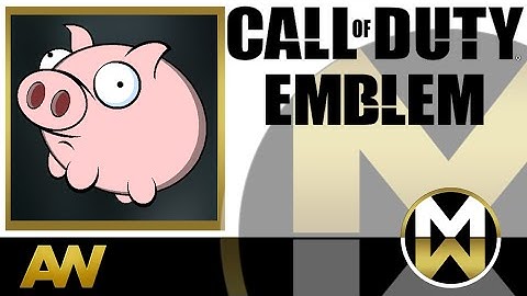 COD Advanced Warfare Emblem Tutorial - Pig