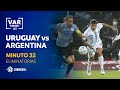 Eliminatorias | Revisión VAR | Uruguay vs Argentina | Minuto 32