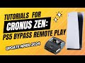 Cronus zen bypass ps5 update fix  no more remoteplay besavior or ps4 specialty  easy tutorial