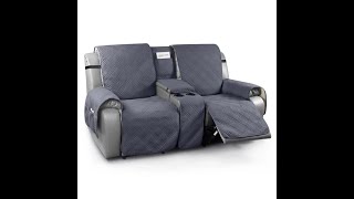 The Installation Video of 100% Waterproof Loveseat Recliner Cover with Console