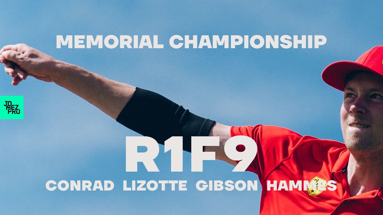 2020 Memorial Championship | R1F9 | Lizotte, Conrad, Gibson, Hammes | Jomez Disc Golf