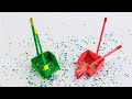 DIY MINI PAPER BROOM AND DUSTPAN / Paper Crafts For School / Paper Craft / Easy kids craft ideas