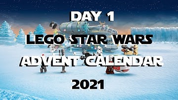 LEGO Star Wars Advent Calendar 2021 Day 1