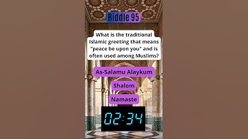 Unlock the Islamic Enigma: Can You Solve This Intriguing Riddle?