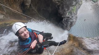 Canyoning in Italy  Palvico near Lake Garda