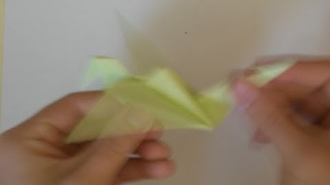 Origami: flapping crane