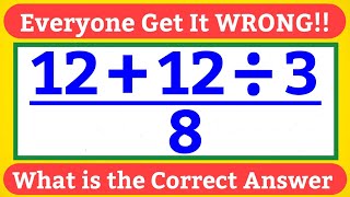 Maybe 1 in 10 people Can Solve This Math Problem! 