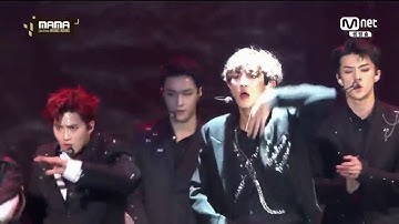 엑소 2016 마마 무대영상 트랜스포머 , 몬스터 _ EXO 2016 Mnet Asian Music Awards   Transformer , monster
