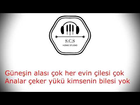 ANNEMİZE TÜRKÜ (GÜNEŞİN ALASI ÇOK) - KARAOKE (Re Minör)