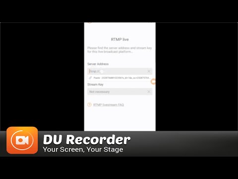 【DU Recorder Tutorials】How to use DU Recorder to livestream on Facebook by using RTMP?