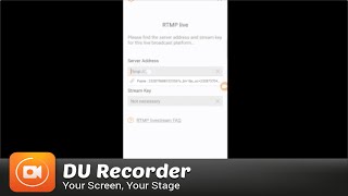 【DU Recorder Tutorials】How to use DU Recorder to livestream on Facebook by using RTMP? screenshot 3