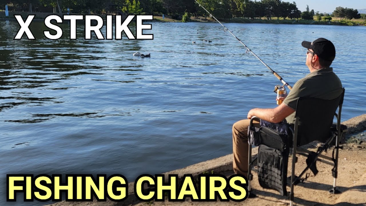 X Strike Fishing Chairs with Rod Holder