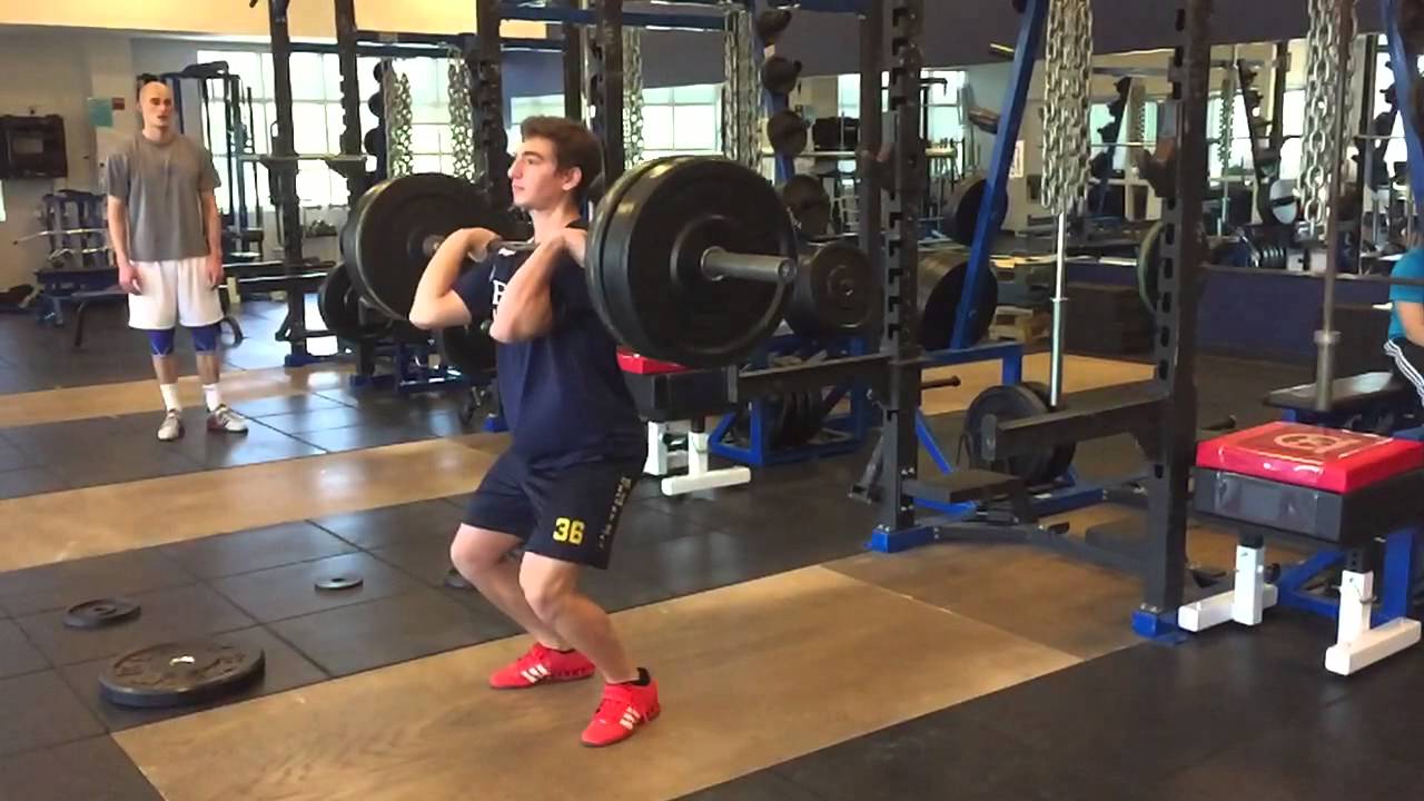 205 lbs/93 kg Power Clean and Jerk YouTube