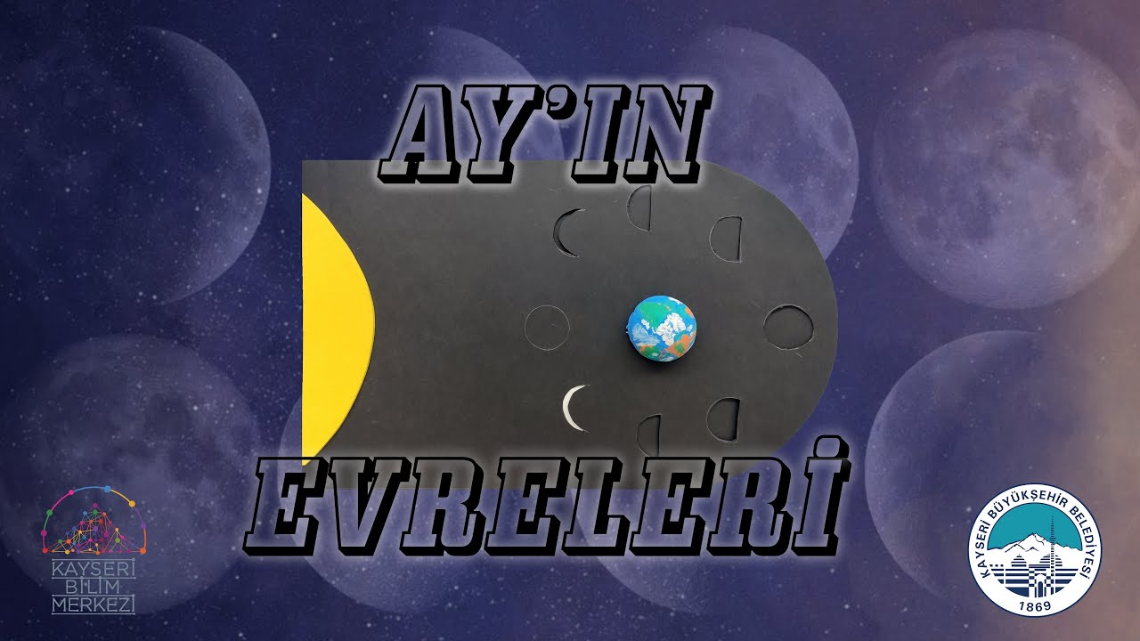Atölye Yapıyorum #4 - Ay'ın Evreleri / Kayseri Bilim Merkezi