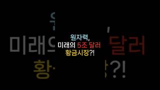 원자력, 미래의 5조 달러 황금시장?!