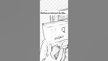 Dating an Introvert be like...#shorts #viral #introvert #tiktok #couple #relationship