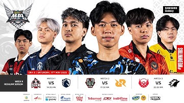 🔴 LIVE | MPL ID S15 | Regular Season Day 2 Week 8 | English